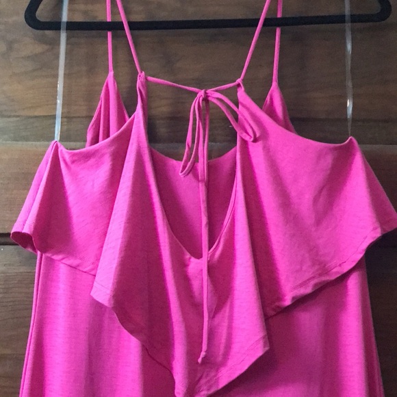 FINAL! Must go by 8/15 Flowy pink maxi dress - Picture 3 of 3